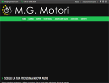 Tablet Screenshot of mgmotori.com